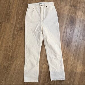 Abercrombie & Fitch curve love ankle straight high rise